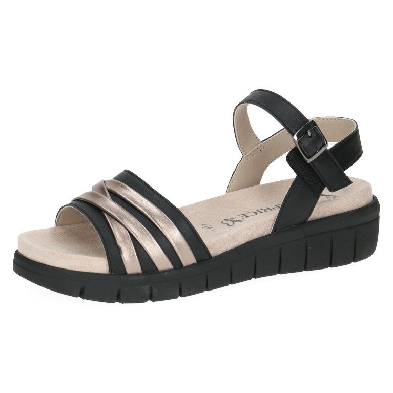 Caprice Sandale 28703 (Leder) schwarz Damen