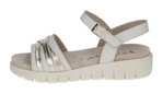 Caprice Sandale 28703 (Leder) offwhite Damen