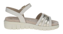 Caprice Sandale 28703 (Leder) offwhite Damen