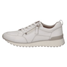 Caprice Sneaker 23702 (Leder, mit seitlichen Reissverschluss) weiss Damen