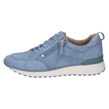 Caprice Sneaker 23702 (Leder, mit seitlichen Reissverschluss) blau Damen