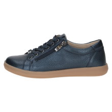 Caprice Sneaker 23757 (Leder, mit seitlichen Reissverschluss) schwarz Damen