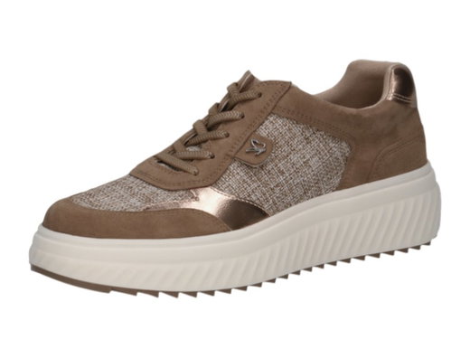 Caprice Sneaker 23711 (Leder) taupe/braun Damen