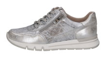 Caprice Sneaker 23750 (Leder, mit seitlichen Reissverschluss) grau Damen