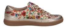 Caprice Sneaker 23759 (Leder, mit seitlichen Reissverschluss) gold/blume Damen