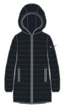 Champion Steppmantel (leichte gepolstert, Kapuze) schwarz Damen