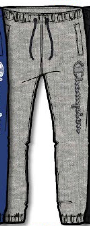 Champion Spodnie dresowe (Bawełna) Graphic Big Logo Print długie szare dla chłopców