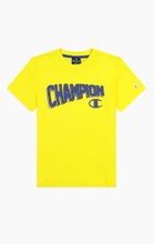 Champion Freizeit Tshirt (Baumwolle) Champion Super Graphic Print gelb Jungen