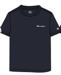 Champion Freizeit-Tshirt (Baumwolle) Crew mit Kleinen-Logo-Schriftzug navyblau Jungen