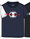 Champion Freizeit-Tshirt (Baumwolle) Crew Graphic Print dunkelblau Kinder