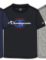Champion Freizeit-Tshirt (Baumwolle) Crew Graphic Print schwarz Kinder