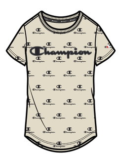 Champion Shirt Graphic Print beige Mädchen