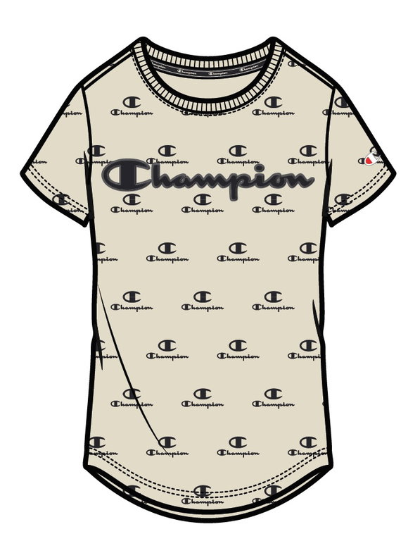 Champion Shirt Graphic Print beige Mädchen