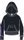 Champion Freizeit Kapuzenpullover (Baumwoll Hoodie) kleiner Schriftzug Print schwarz Mädchen