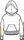 Champion Freizeit Kapuzenpullover (Baumwoll Hoodie) kleiner Schriftzug Print weiss Mädchen