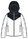 Champion Steppjacke mit Kapuze (gefüttert, warm, winddicht) weiss/schwarz Mädchen