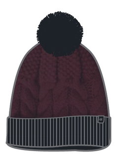Champion Mütze Legacy Knit Bommel schwarz Kinder 1er