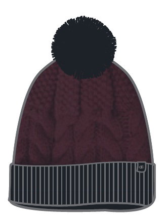 Czapka Champion Legacy Knit z pomponem czarna dziecięca 1 sztuka