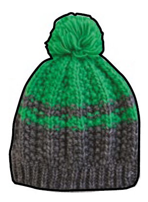Champion Hat Legacy Knit Bobble grey/green Kids 1pc