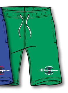 Champion Freizeithose (Baumwolle) Bermuda mit Graphic Print kurz grün Jungen