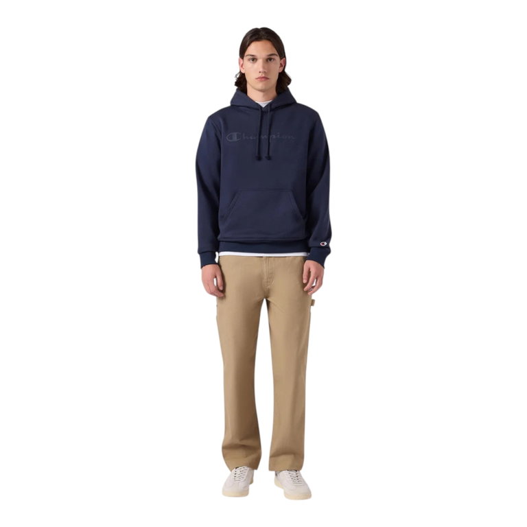 Champion Kapuzenpullover Hoodie Sweatshirt navyblau Herren