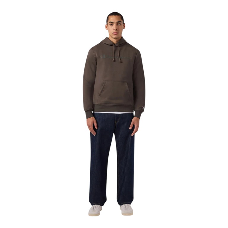 Champion Kapuzenpullover Hoodie Sweatshirt braun Herren