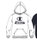 Champion Kapuzenpullover (Fleece Baumwoll-Hoodie) mit New York-Logo weiss Jungen
