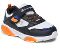Champion Sneaker Wave Low Cut - weiss/schwarz/orange Jungen