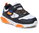 Champion Sneaker Wave Low Cut - weiss/schwarz/orange Jungen