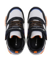 Champion Sneaker Wave Low Cut - weiss/schwarz/orange Jungen
