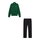 Champion Trainingsanzug Sweatsuit Full-Zip (jacke & Hose) grün/schwarz Herren