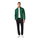 Champion Trainingsanzug Sweatsuit Full-Zip (jacke & Hose) grün/schwarz Herren