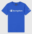 Champion Freizeit-Tshirt (Baumwolle) Crew mit Logo-Schriftzug royalblau Jungen