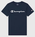 Champion Freizeit-Tshirt (Baumwolle) Crew mit Logo-Schriftzug navyblau Jungen