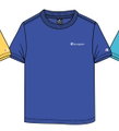 Champion Freizeit-Tshirt (Baumwolle) Crew mit Kleinen-Logo-Schriftzug royalblau Jungen