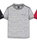 Champion Freizeit-Tshirt (Baumwolle) Crew mit Kleinen-Logo-Schriftzug hellgrau Jungen