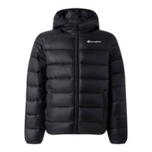 Champion Winter Jacket Hooded Jacket (warm, comfortable fit) black children