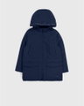 Champion Winterjacke mit Kapuze (kleines Logo) navyblau Jungen