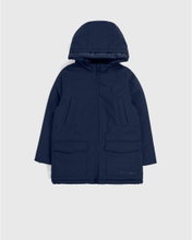 Champion Winter Jacket with Hood 2023 (small logo) navy blue Boys