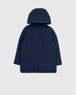 Champion Winter Jacket with Hood 2023 (small logo) navy blue Boys
