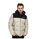 Champion Winter Jacket with Hood (Functional Padding, Small Logo Lettering) Beige/Black Men
