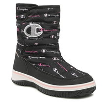 Champion Zimowe Buty Flakey G (ciepłe i wodoodporne) czarne dziecięce