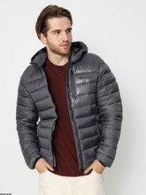 Champion Winter-Steppjacke mit Kapuze (Funktionswattierung, leicht, warm) dunkelgrau Herren