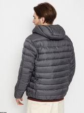 Champion Winter-Steppjacke mit Kapuze (Funktionswattierung, leicht, warm) dunkelgrau Herren