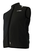 Chiba Fahrrad-Weste Windblocker (extrem leicht - 50 Gramm) schwarz Herren
