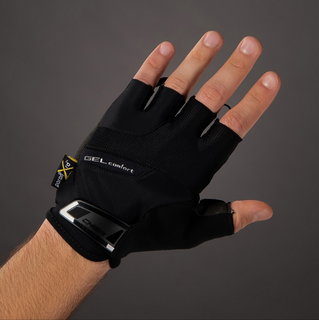 Chiba Fahrrad-Handschuhe Gel Comfort schwarz - 1 Paar