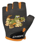 Chiba Fahrrad Handschuhe Cool Crocodile grau Kinder - 1 Paar