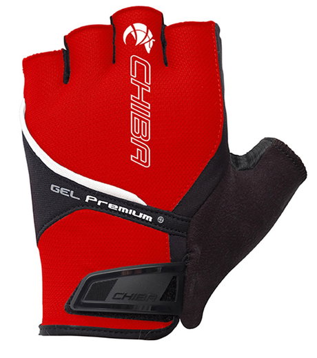 Chiba Fahrrad Handschuhe Gel Premium rot