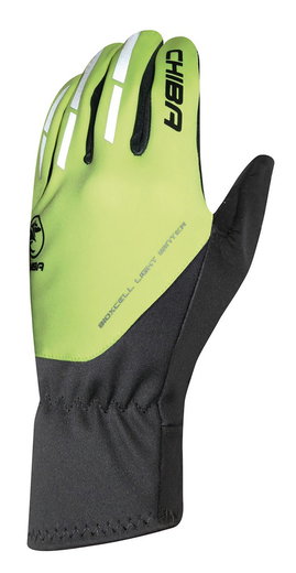 Chiba Winter-Fahrradhandschuhe BioXCell Light neongelb - 1 Paar