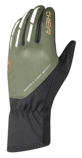 Chiba Winter Cycling Gloves BioXCell Light olive green - 1 Pair